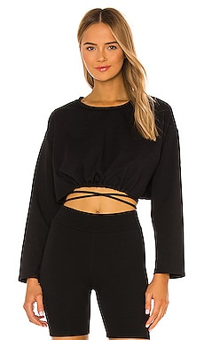 h:ours Jessi Long Sleeve Shirt in Black | REVOLVE