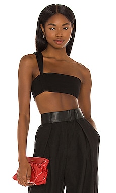 Commando Neoprene Tube Top in Black