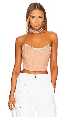 S TOP BUSTIER HAILEE in Size XS Revolve Femme Vêtements Tops & T-shirts Tops Bustiers M XL. 