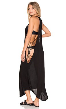 open side maxi dress