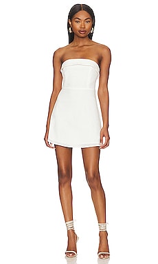 A.L.C. Elsie strapless crystal-embellished crepe mini dress