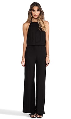 Indah Tang Open Back Jumpsuit in Black | REVOLVE