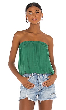 Vintage Was Bandana Tube Top by Eesome - Kelly Green - Miss Monroe