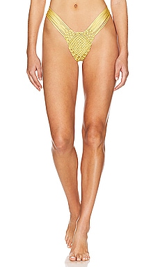 Samui Skimpy Solid Macrame Bikini Bottom Indah
