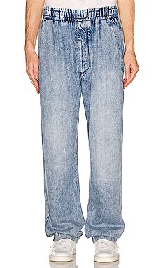 Product image of Isabel Marant Timeo Fluid Denim Pants. Click to view full details