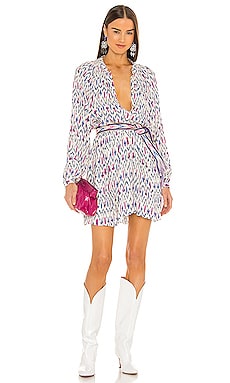 Isabel Marant Etoile Capucine Mini Dress in Pink | REVOLVE