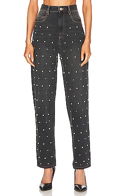 Product image of Isabel Marant Etoile Corsy Straight Studded Jeans. Click to view full details