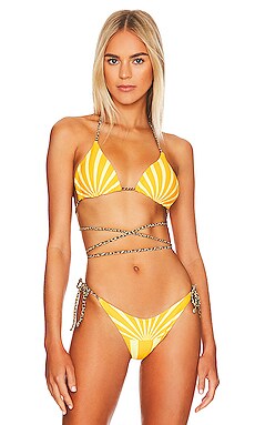 Product image of It's Now Cool The Long Tri Bikini Top. Click to view full details