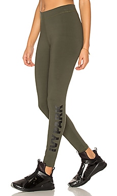 Ivy park khaki on sale leggings