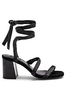 Jaggar Summertime Leather Sandal In Black Revolve