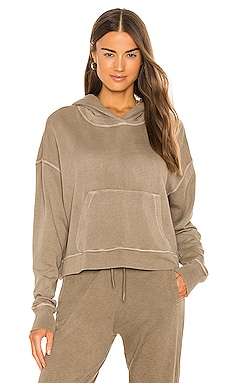 Ena Pelly Layla Teddy Pullover in Stone