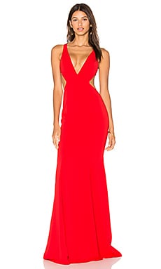 Jay godfrey hotsell red gown