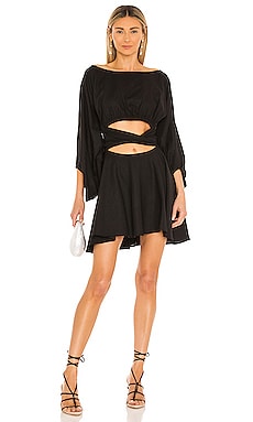 Steve Madden Daniella Mini Dress in Black