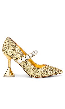 

Босоножки perlah - Jeffrey Campbell, Металлический золотой, Туфли на каблуке