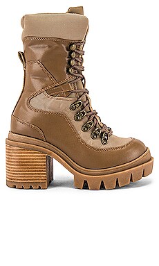 

Сапоги на шнуровке maniac - Jeffrey Campbell, Цвет загара, На каблуке