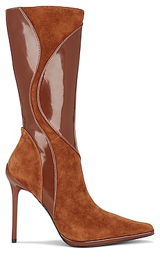 Ruby Shine Platform Boot in Brown. Revolve Women Shoes Boots Heeled Boots 