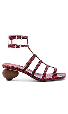 

Сандалии oak - Jeffrey Campbell, Красный, На каблуке