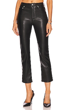 Product image of JONATHAN SIMKHAI STANDARD River Leather High Rise Pants. Click to view full details