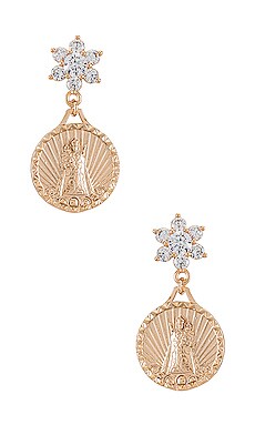 

Серьги helper coin - Joy Dravecky Jewelry, Белый, Капли