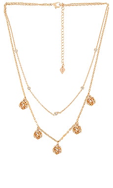 фото Ожерелье double layer rose shaker - joy dravecky jewelry