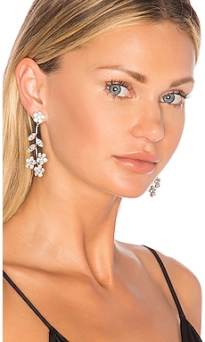 Jennifer Behr Violet Dangle Earrings in Crystal | REVOLVE