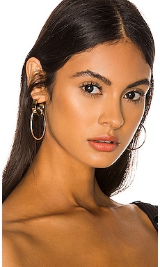 Imogen Hoop Earrings Jenny Bird $85 