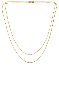 Jenny Bird Double Layer Necklace In Gold Revolve