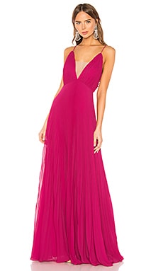 Jill jill 2025 stuart pleated gown