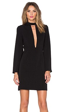 JILL JILL STUART Open Front Dress in Black | REVOLVE