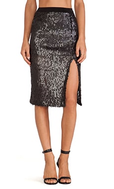 J.o.a. sequin 2025 midi skirt