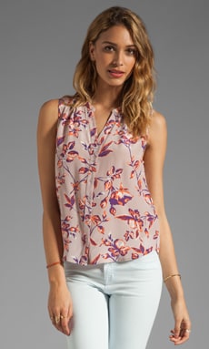 Joie Finnegan Floral Print Silt Tank in Dusty Pink Sand | REVOLVE