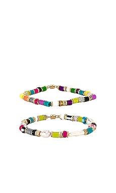 joolz by Martha Calvo Sobe Bracelet Set in Multi | REVOLVE