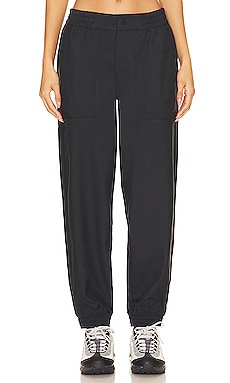 HARLOW HIGH RISE FLEECE JOGGER - CHARCOAL