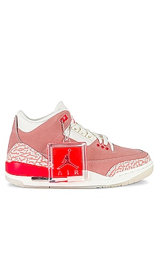 Jordan Air Jordan 3 Retro Sneaker in Sail, Crimson, Rust Pink