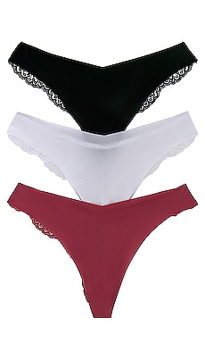 Product image of Journelle Allegra Jolie 3 Pack Thong. Click to view full details
