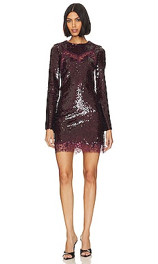 Maddison Mini Dress ~ Bright Pink Sequins – Show Me Your Mumu