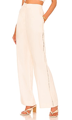 Product image of JONATHAN SIMKHAI Reese Wide Leg Pants. Click to view full details