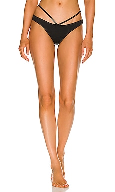 Beach Bunny Hard Summer Bikini Bottom in Black