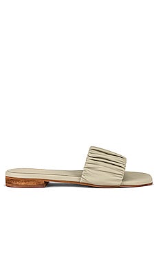 Pekan Ruched Leather Slide Kaanas $99 