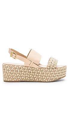 Kaanas Montpellier Braided Wedge in Custard | REVOLVE