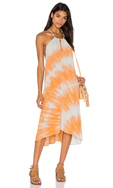 Kain Vita Dress in Circle Dye Orange Cashmere REVOLVE