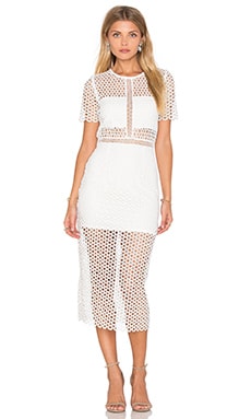 Karina Grimaldi Ultimo Dress in White Crochet | REVOLVE