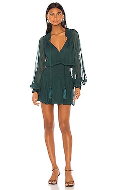 

Мини платье vintage - Karina Grimaldi, Зеленый, Длинные рукава