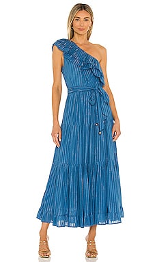 Dafne One Shoulder Maxi Dress Karina Grimaldi $199 