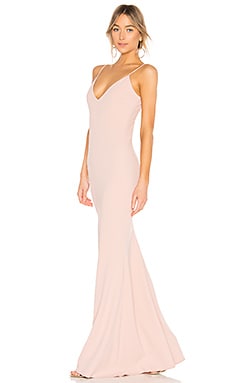 NILI LOTAN Cami Gown in Ivory
