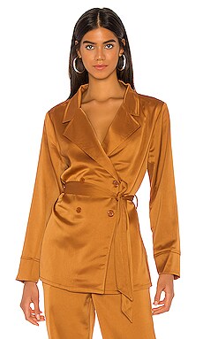 x Charlie Satin Blazer 