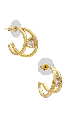 Product image of Kendra Scott Arden Huggie Earrings. Click to view full details
