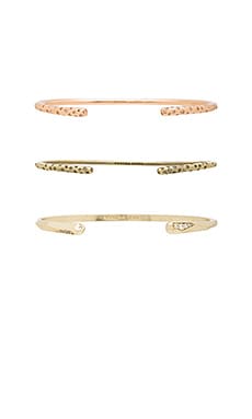 Product image of Kendra Scott Zorte Open Bangle Set. Click to view full details