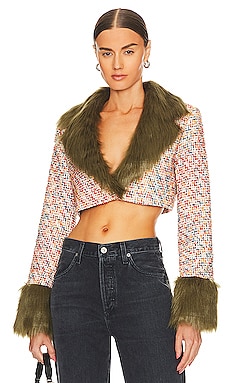 Tweed Crop Jacket Kim Shui