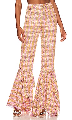 Product image of Kim Shui Flare Goldi Tweed Pant. Click to view full details